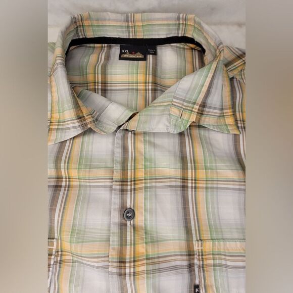 Kavu S/S Performance Sport Shirt, EUC - Mens XXL - Plaid - Picture 2 of 14